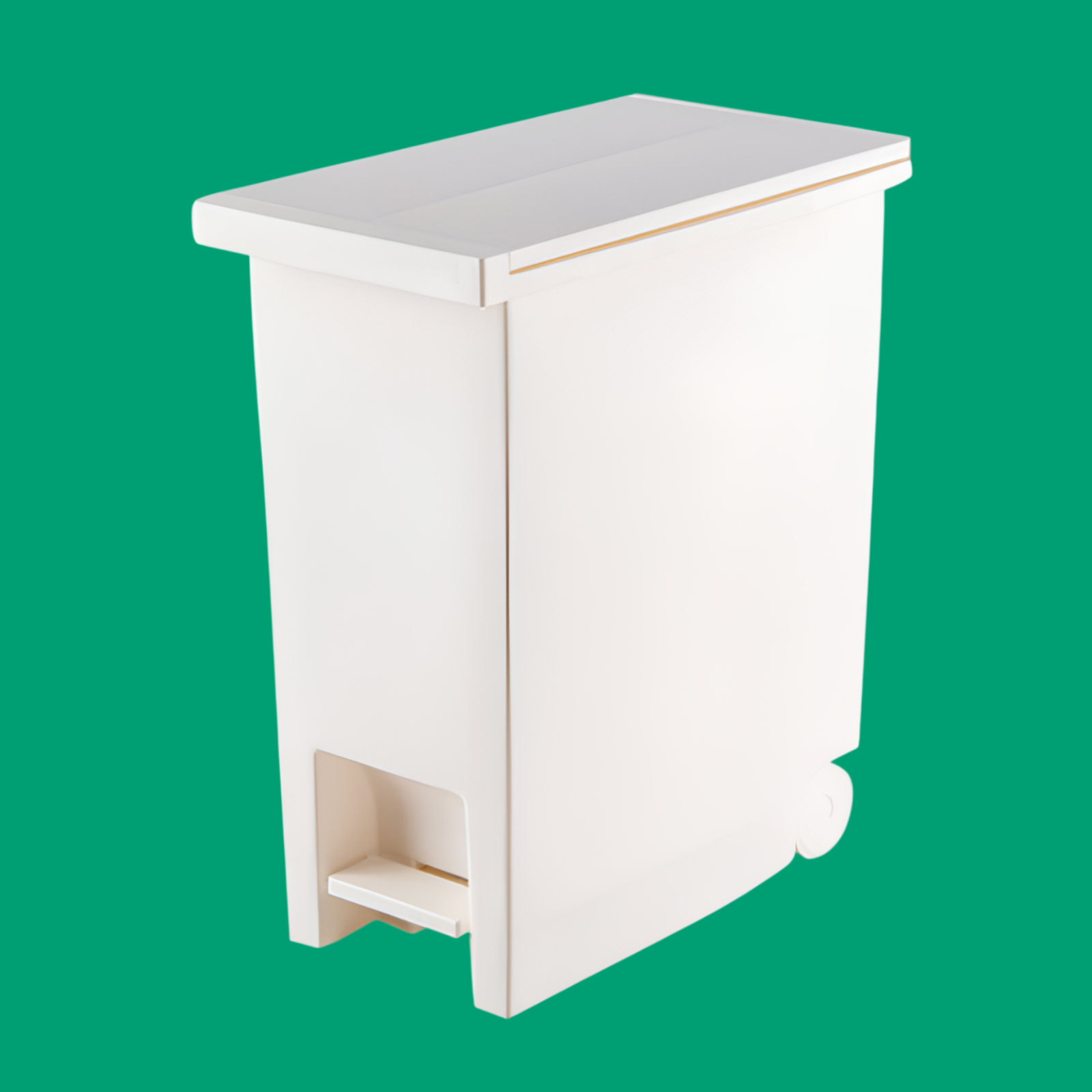 Large, silent household trash can, foot-operated, thickened storage bucket for kitchen, living room,