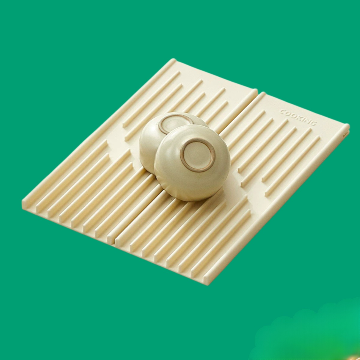 Silicone material draining heat insulation antiscald Placemats table mat Thickening Heatresistant Co