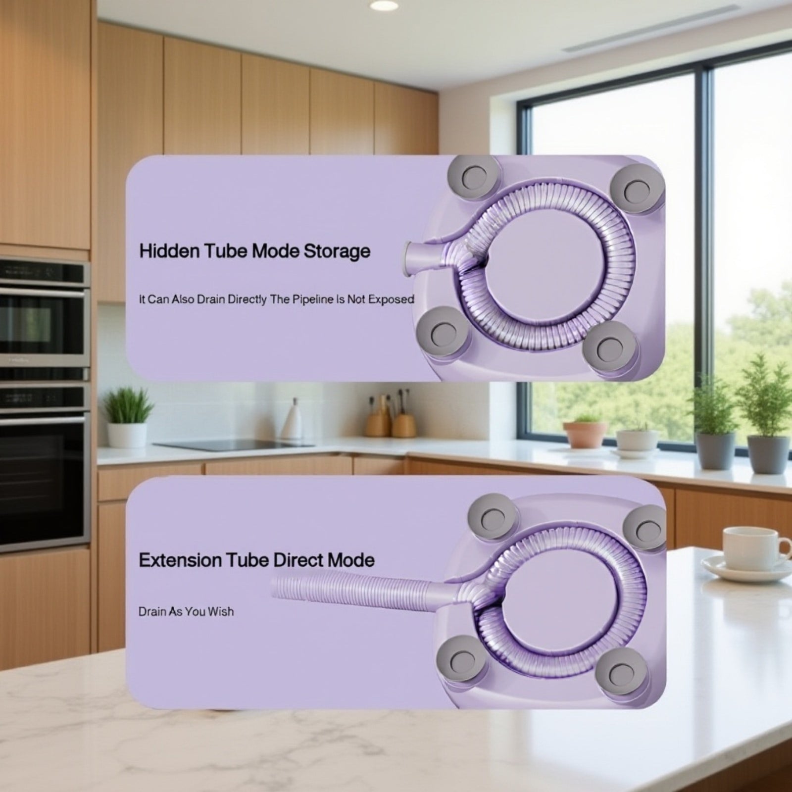 Fully automatic household mini washer-extractor with cup for underwear and briefs, USB charging.