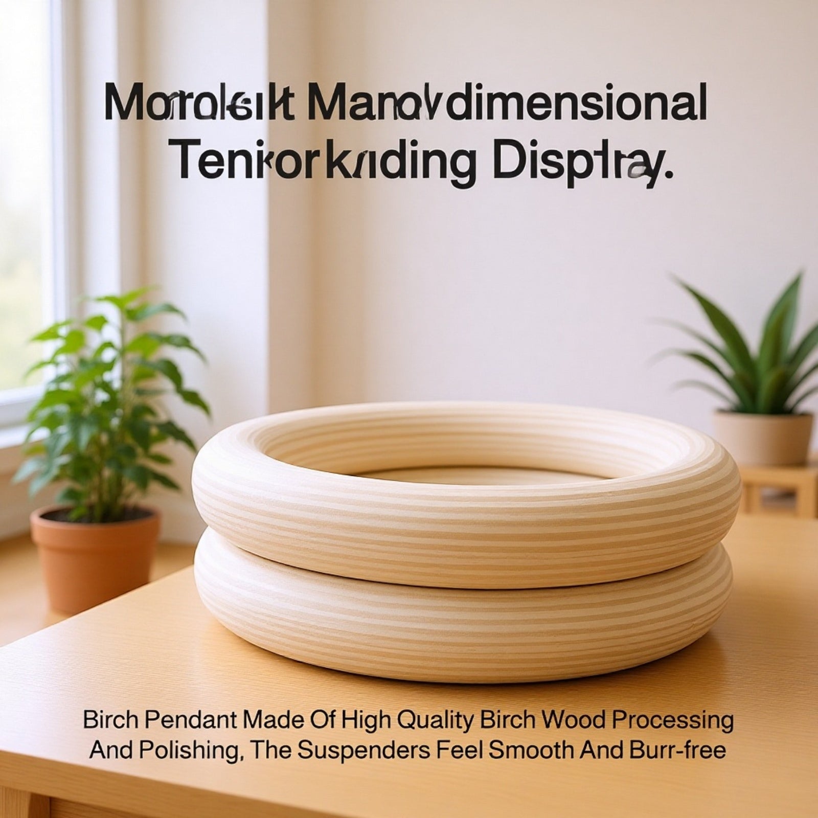 Indoor gymnastics fitness pull-up rings sports rings birch rings set home sports rings