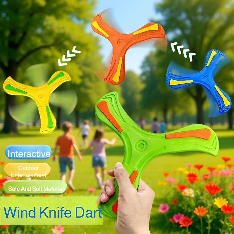 Outdoor Toys Frisbee Three Leaf Design Outdoor Eva Material