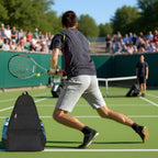 Cross-border spot tennis racket storage bag outdoor badminton bag dedicated shoe compartment pickleb