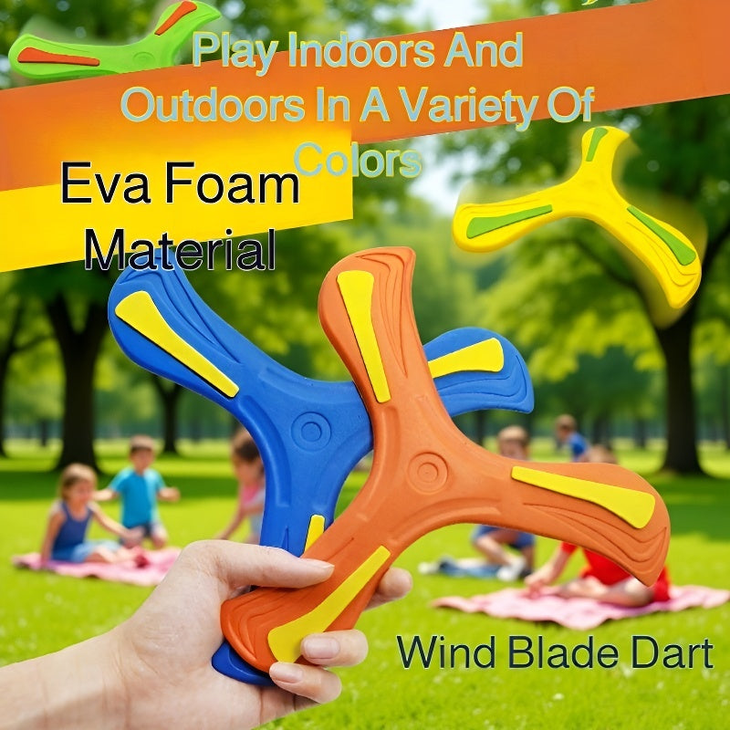 Outdoor Toys Frisbee Three Leaf Design Outdoor Eva Material