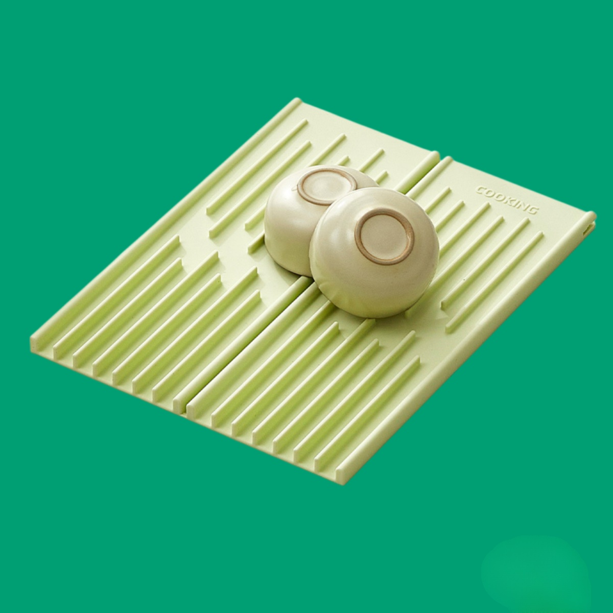 Silicone material draining heat insulation antiscald Placemats table mat Thickening Heatresistant Co